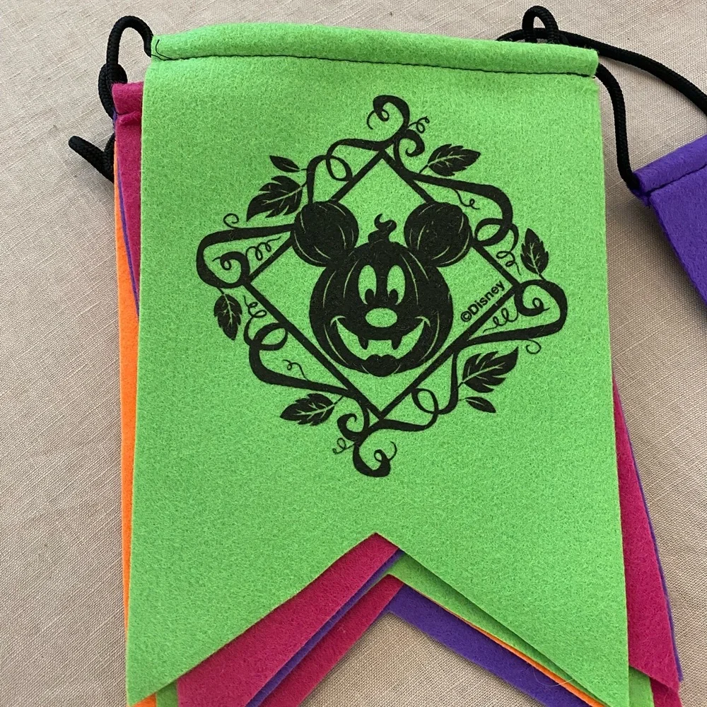 Disney Parks Halloween Garland Banner